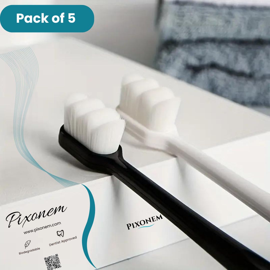 5x Pixonem™ Ultra Soft Toothbrush